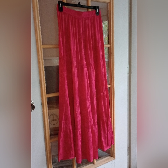 NWT Patti Palazzo Pant in Jacquard Magenta size Small - Picture 8 of 11